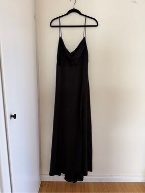 cotton prom dress Slit Long by LaDivine 7485 style bodice with adjustable Dress_embellishment Size:S(34/36) Your Christmas Party Outfit